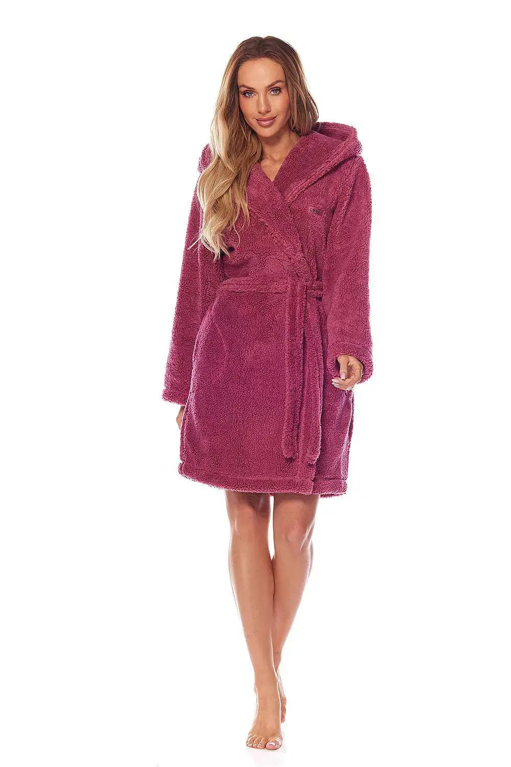 L&L collection pleasant warm material womens bathrobe