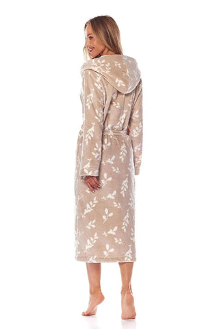 L&L collection soft and airy fabric long bathrobe