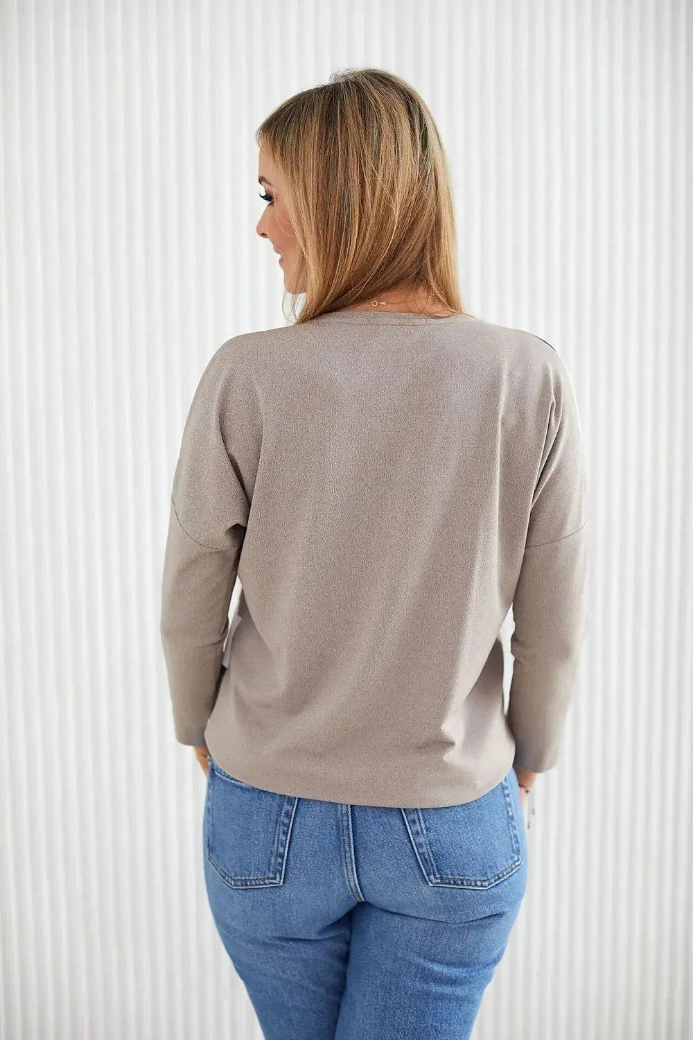 La Aurora drooping sleeves kimono style blouse