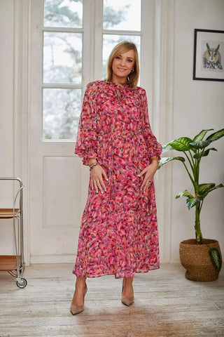 La Aurora phenomenal chiffon boho style dress