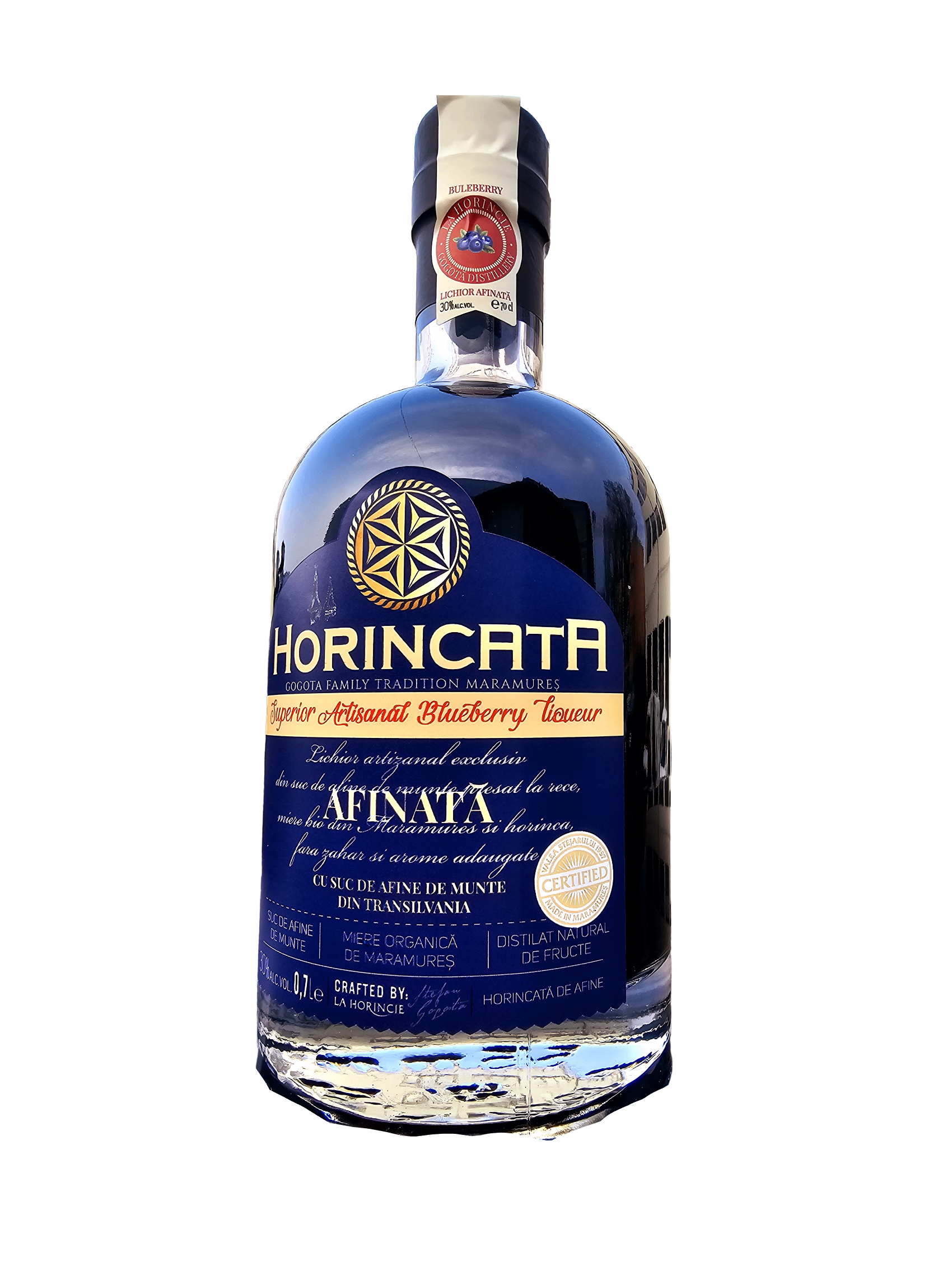 La Horincie Horincata Superior Artisanal Blueberry Liqueur (Afinata) 700ml