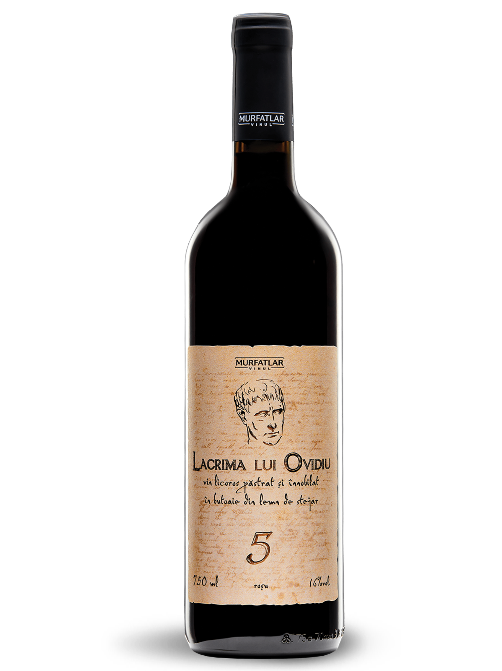 Lacrima lui Ovidiu (Ovidiu's Tear) Fortified Red Wine 750ml