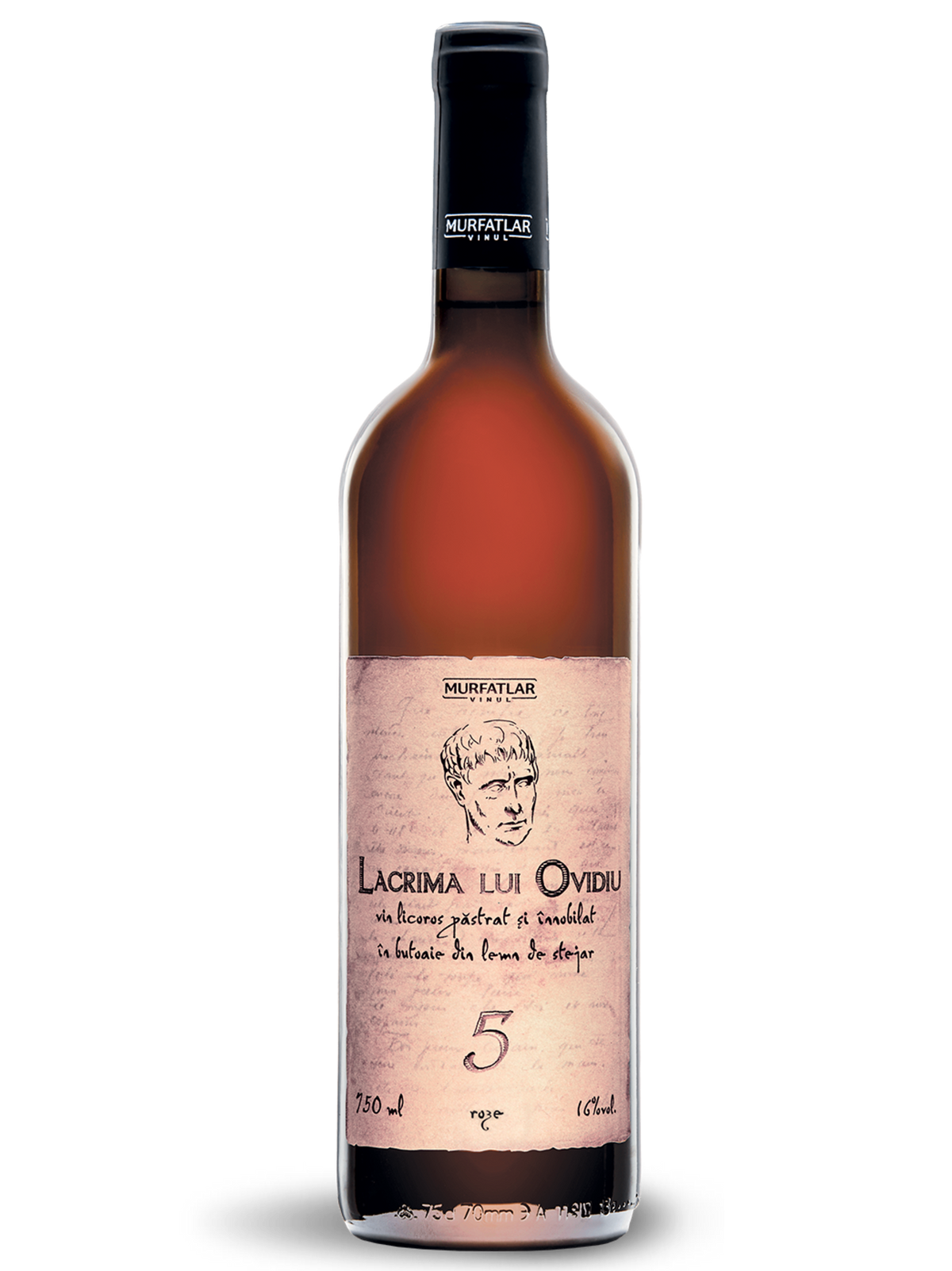 Lacrima lui Ovidiu (Ovidiu's Tear) Fortified Rose Wine 750ml
