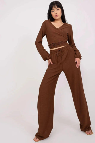 Lakerta casual set of blouse and pants