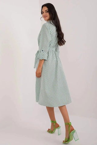 Lakerta flared cut shirt dress