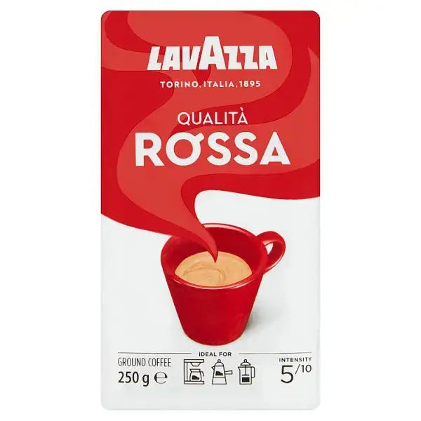 Lavazza Qualità Rossa Ground Coffee 250g (Case of 6)