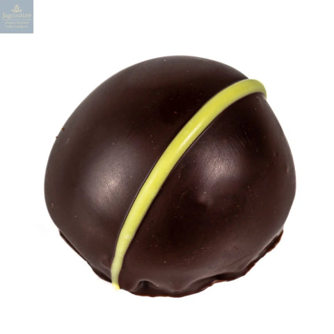 Lemon & Triple Sec - lemon & orange liqueur crème fraîche in dark chocolate 14g - Jag Couture Chocolates