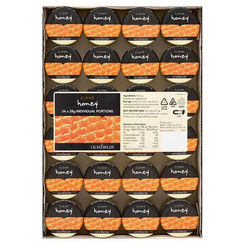 Lichfields Clear Honey 24 x 28g