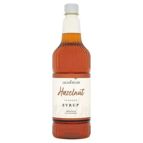 Lichfields Hazelnut Flavour Syrup 1 Litre