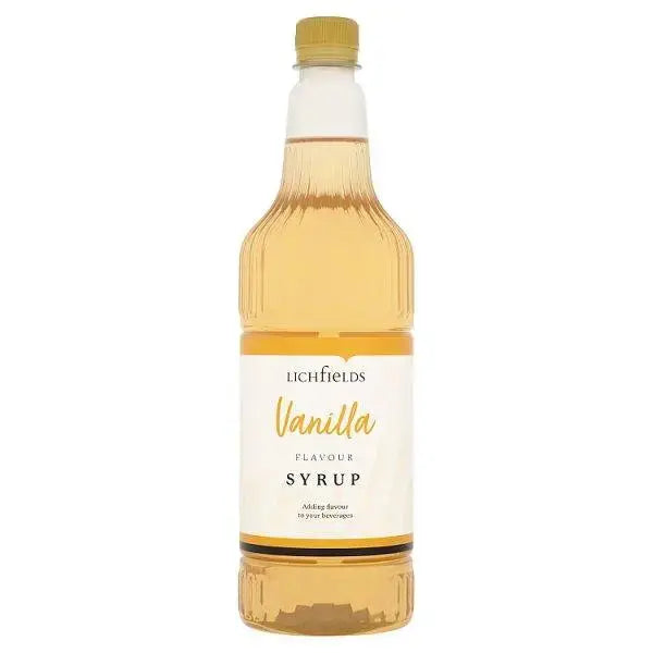 Lichfields Vanilla Flavour Syrup 1 Litre (Case of 6)