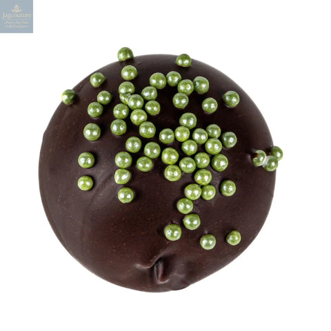 Lime truffle - flavoured oatmilk ganache in dark chocolate 12.8g - Jag Couture Chocolates