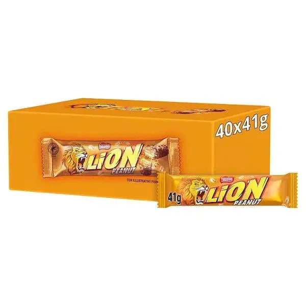 Lion Peanut Chocolate Bar 41g (Case of 40)