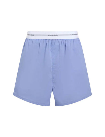 Calvin Klein Logo Pure Cotton Poplin Pyjama Shorts