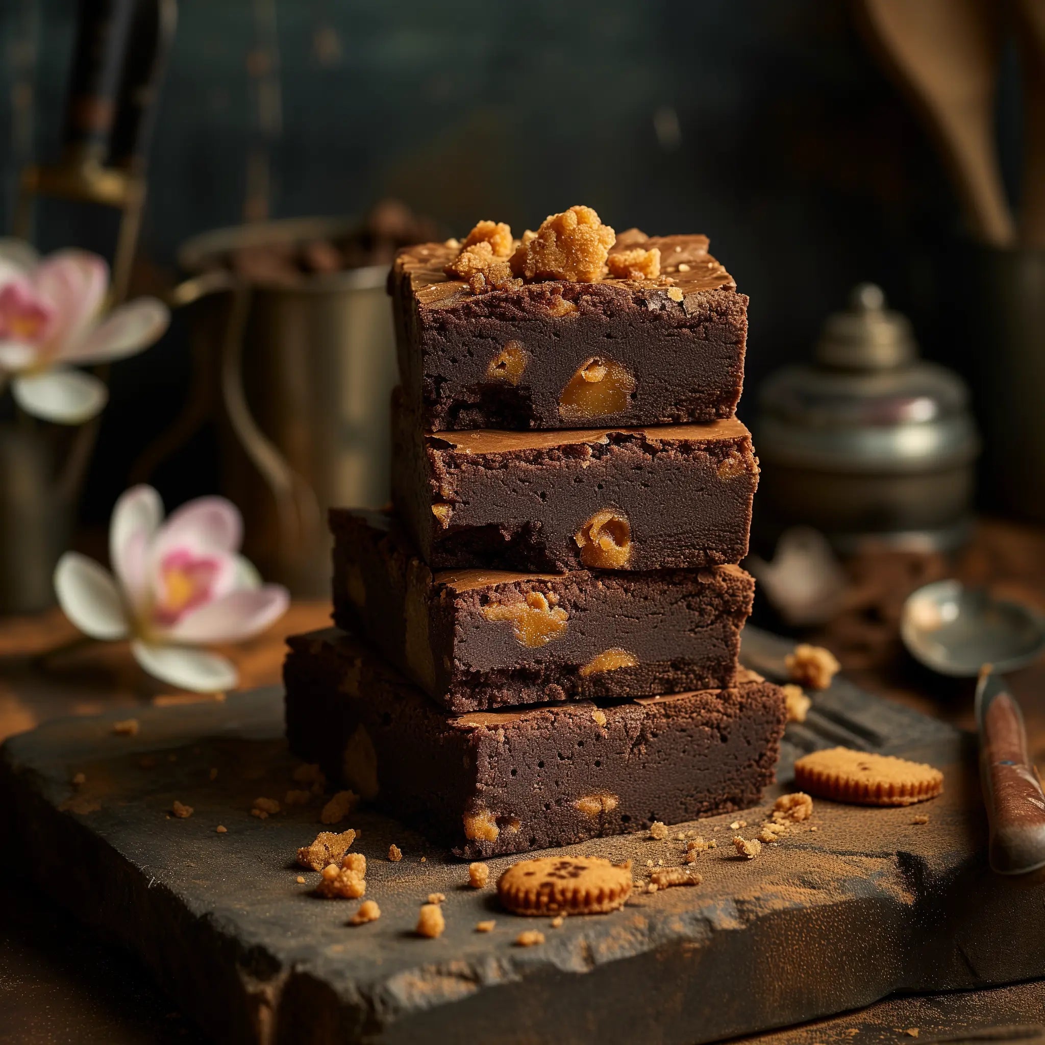 Lotus Biscoff Brownie Box