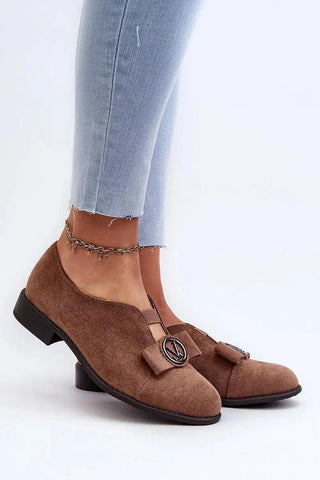 Step in style Women's semi-boots made of eco-suede