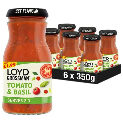 Loyd Grossman Tomato & Basil 350g (Case of 6)