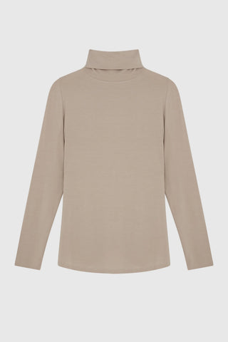 Roll Neck Micro Modal Top