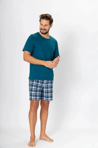 M-Max high quality cotton knit fabric men's pajamas