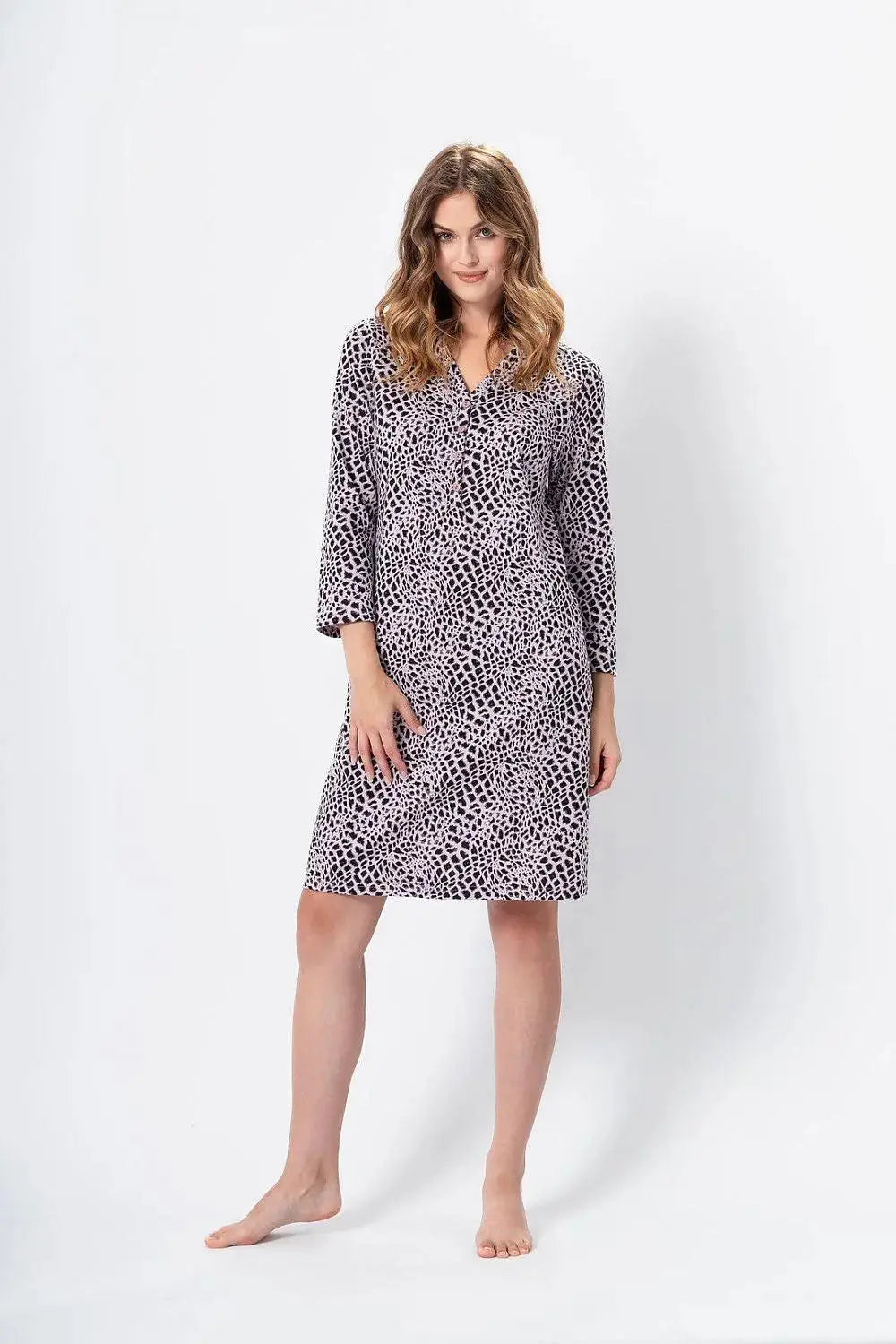 M-Max leopard pattern womens shirt