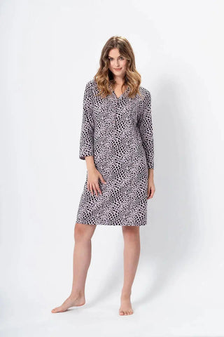 M-Max leopard pattern womens shirt