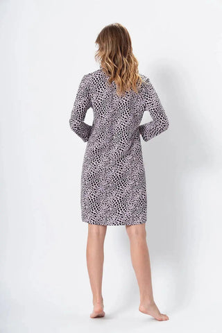 M-Max leopard pattern womens shirt