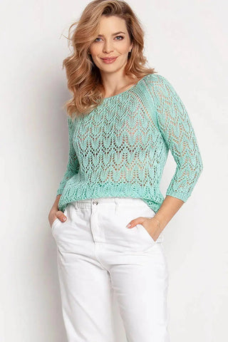 MKM knitted finest lace blouse
