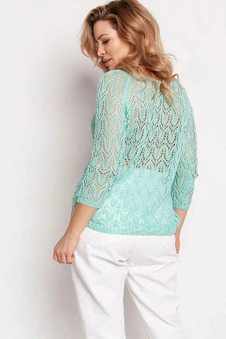 MKM knitted finest lace blouse