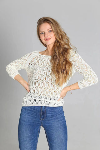 MKM knitted finest lace blouse