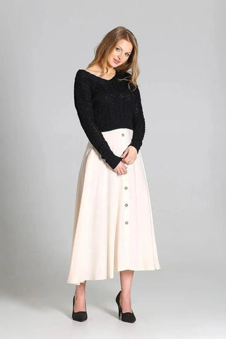 MKM plaid patterns short sweater