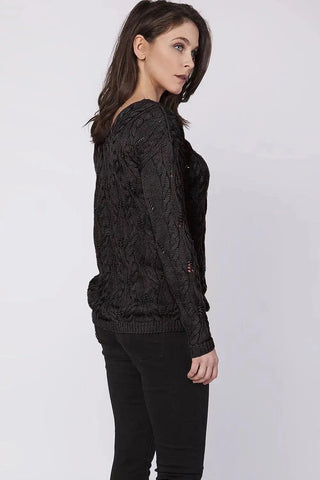 MKM sporty elegance stylizations knitted sweatshirt