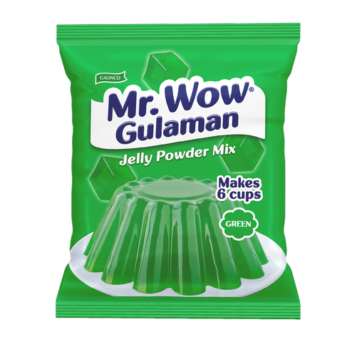 GALINCO MR. WOW GULAMAN Jelly Powder Mix Green 24g