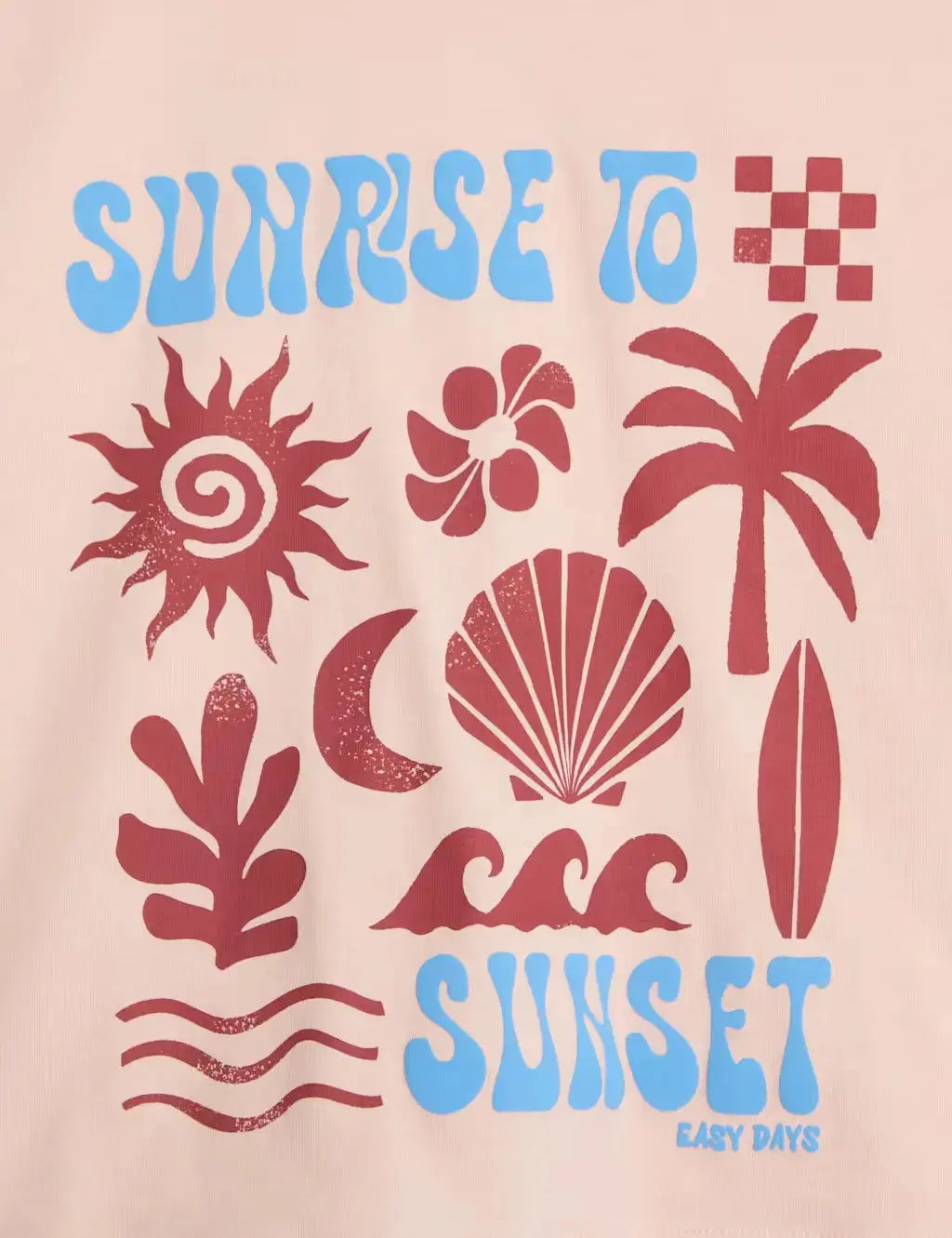 M&S Cotton Rich Sunrise to Sunset T-Shirt (6-16 Yrs)