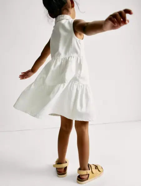 Denim Collared Dress (2-8 Yrs)