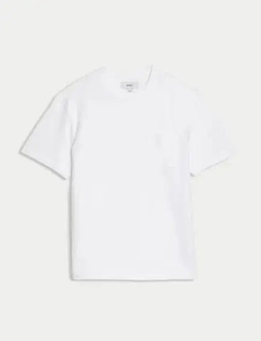 Pure Cotton Midweight Pocket T-shirt