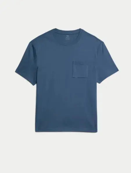 Pure Cotton Midweight Pocket T-shirt