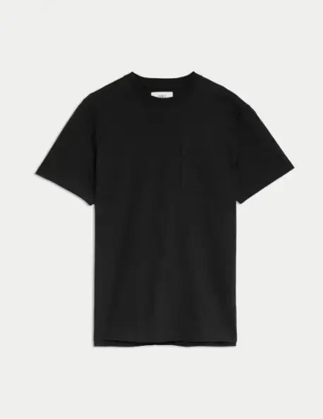 Pure Cotton Midweight Pocket T-shirt