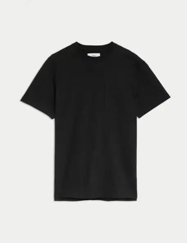 Pure Cotton Midweight Pocket T-shirt