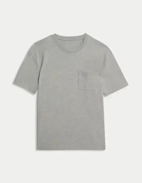Pure Cotton Midweight Pocket T-shirt