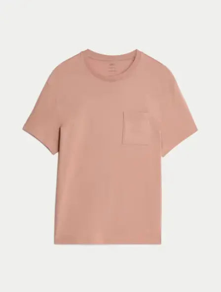 Pure Cotton Midweight Pocket T-shirt
