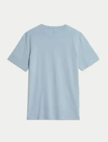 Regular Fit Pure Cotton Crew Neck T-Shirt