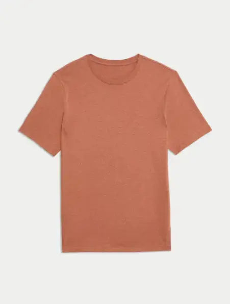 Regular Fit Pure Cotton Crew Neck T-Shirt