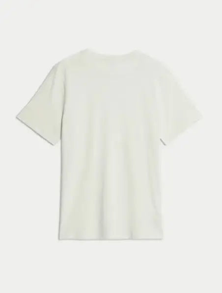 Regular Fit Pure Cotton Crew Neck T-Shirt
