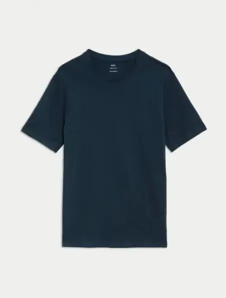 Regular Fit Pure Cotton Crew Neck T-Shirt