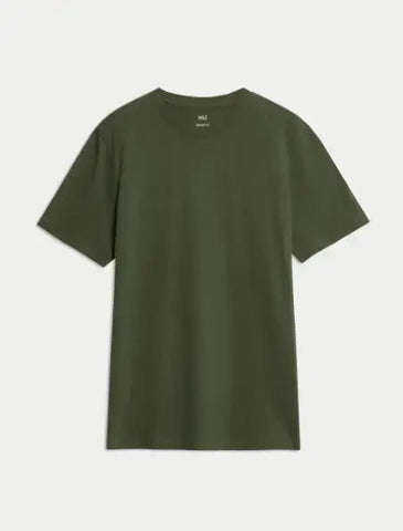 Regular Fit Pure Cotton Crew Neck T-Shirt