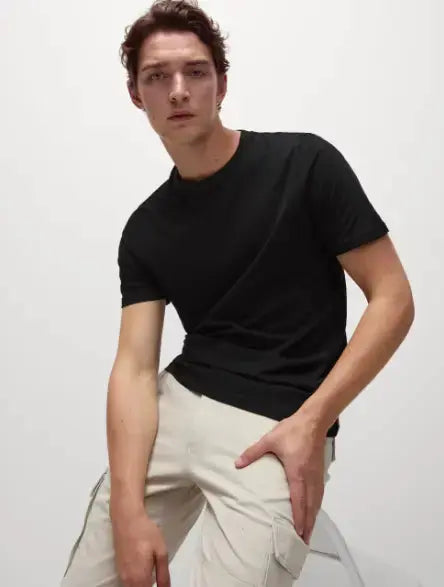 Regular Fit Pure Cotton Crew Neck T-Shirt