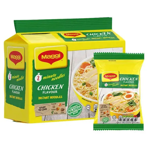 Maggi Chicken Flavour Instant Noodles 5 x 74g (Case of 6)