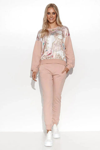 Makadamia beautiful printed womens tracksuit