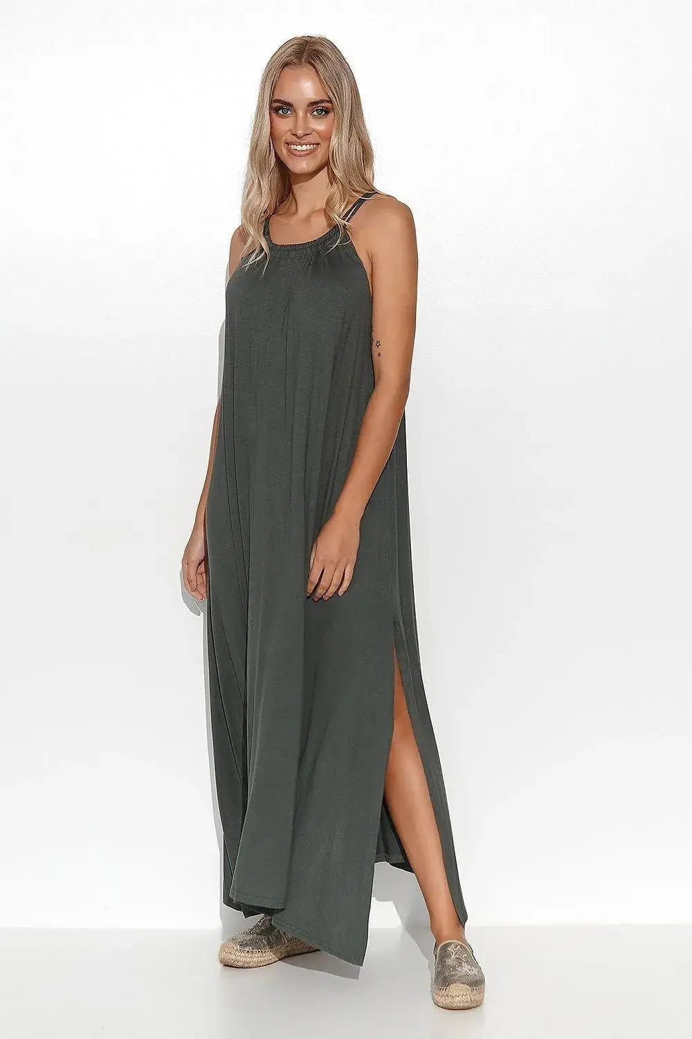 Makadamia beautiful viscose long dress