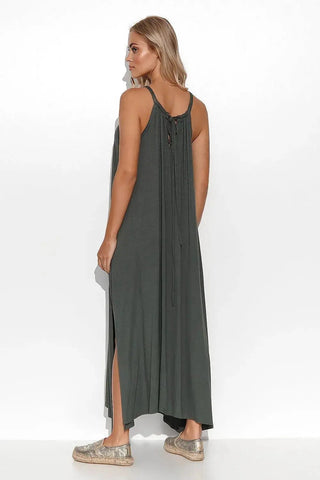 Makadamia beautiful viscose long dress