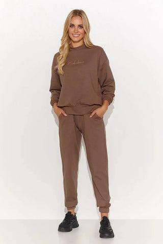Makadamia t-shirt and long pants womens sweatshirt